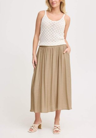 Fransa FRARIANA SK 1 Skirt Kjolar Dam Silver XL