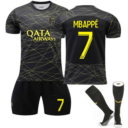 Saint-Germain Mbappe #7 Fourth Jersey Kit lapsille Aikuiset K V