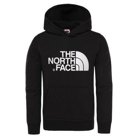 The North Face Youth Drew Peak Pullover Hoodie Children long-sleeved sweaters Black S