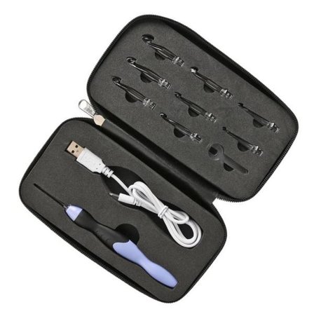 USB Light Up Hækling Nåle Strik Nåle LED Sy værktøj