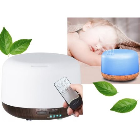 Luftfuktare / Doftspridare - Aromalampa med RGB-belysning