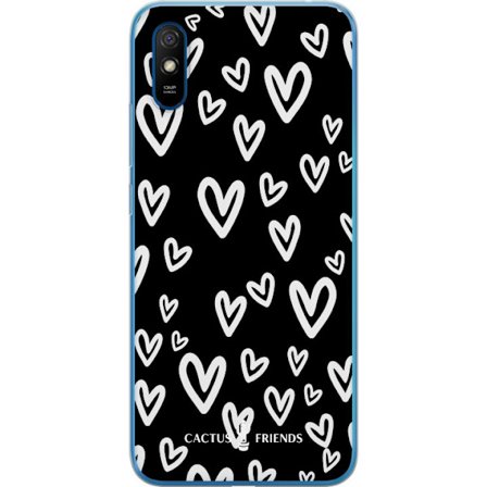 Yhteensopiva Puhelinkuori Xiaomi Xiaomi Redmi 9A Cactus and Friends - Handdrawn Love Chaos