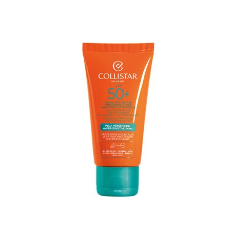 Collistar Crema Viso Solare Protezione Attiva SPF50+ 50ml - Solare viso alta prot.