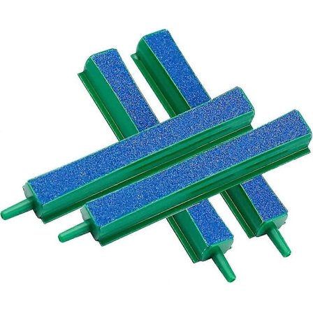 Akvarium Bubbel Luftsten, 4 Stycken Luftsten Grå Mikro Bubbelsten Bar, Luftsten Bubbel Syrediffusor Bar (LGL)