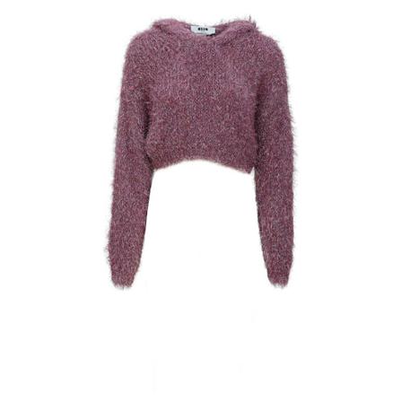 Msgm Hoodies Pink, Dame