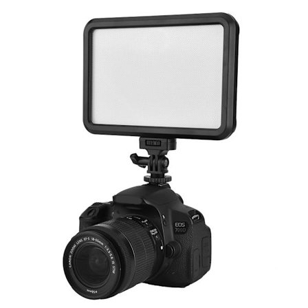 Bärbar digital touch-kontroll kamera ljus LED-fyllningsljuspanel för kamera NP-F550/750