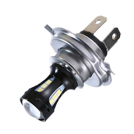 H4 Motorsykkel Hovedlys 3030 18smd 950lm 6000k 18w 12-24v Led Bil Hovedlys Lampe Pære -ZHENV