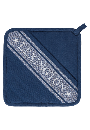 Lexington Icons Org Cotton Jacquard Star Pot Holder Kökstextil Blå ONESIZE