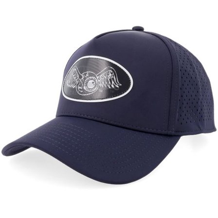 Von Dutch - Blå adjustable Keps - Flying Eye Black A-Frame Adjustable @ Hatstore