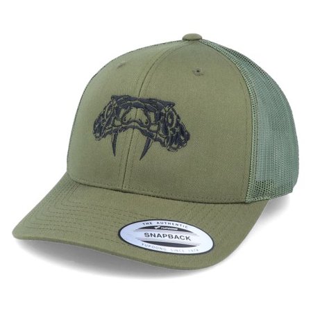 Iconic - Grön trucker Keps - Viper Olive Trucker @ Hatstore