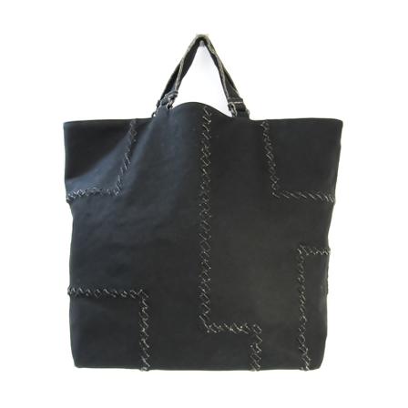 Bottega Veneta Vintage, Pre-owned Tote bag Zwart, Dames, Maat:ONE Size,Canvas
