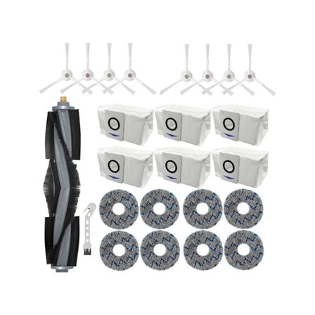 24-dels Tillbehörssats för Deebot T20/t20max/t20pro/x1 Omni/t10 Omni/turbo Robotdammsugare Delar