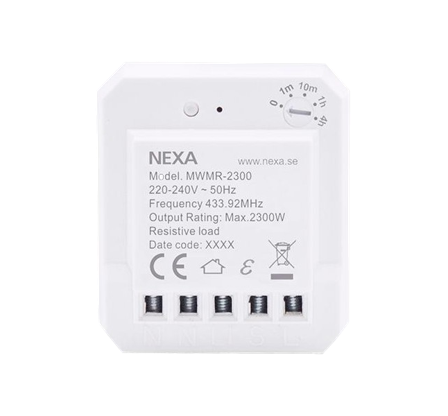 Nexa MWMR-2300 Himmenninvastaanotin on/off, System Nexa, Sähkön jakelu & virrantuotto