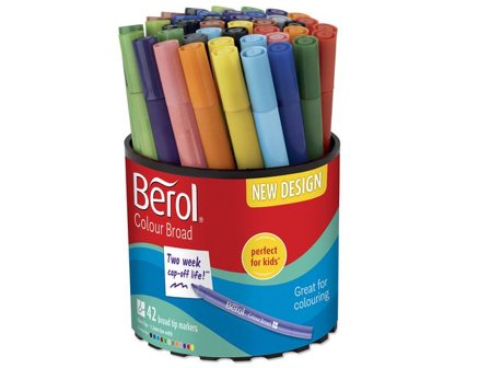 BEROL Fiberpenna Colourbroad 42/fp - Lyreco - Skola och förskola - Pennor och tillbehör - Fiberpennor - Standard