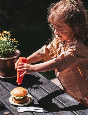 Dantoy Bio Burger Set - Multi/patterned - 34.5X 17.5X 19CM