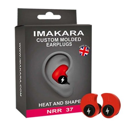 Bouchon d'oreille søvn TD 9-12mm blød komfortabel termoplastisk kugle stilhed støjbeskyttelse gentagelig formning rød