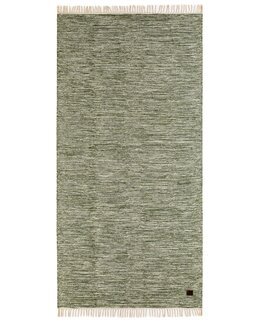 Garnmatta melerad Slite Grön - 60 x 110 cm - KM Carpets