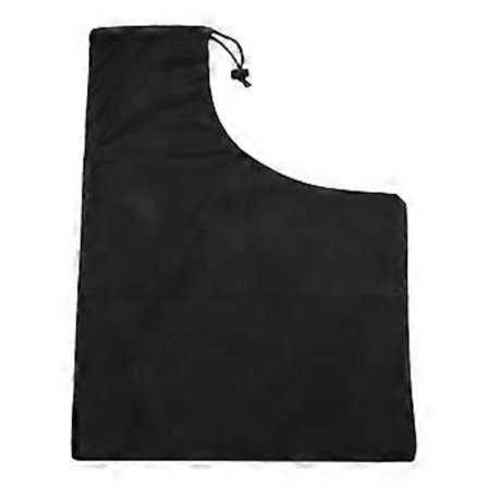 Løvblæserpose med lynlås i bunden, tøm løvblæserpose, saml blade