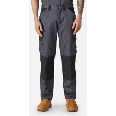 Dickies Herr Enfärgade Arbetsbyxor 32r Grå/svart