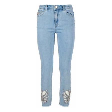 YES ZEE Skinny Jeans Blå, Dame, Størrelse: W32