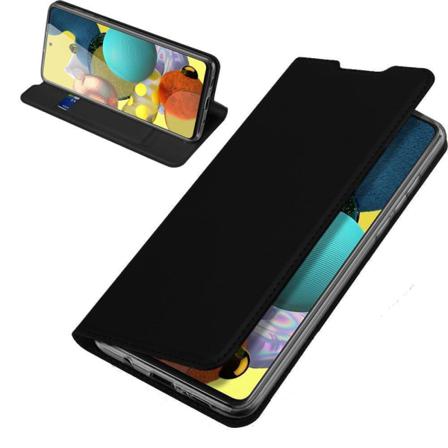 Samsung Galaxy A41 Plånboksfodral Premium - Matt Svart Svart