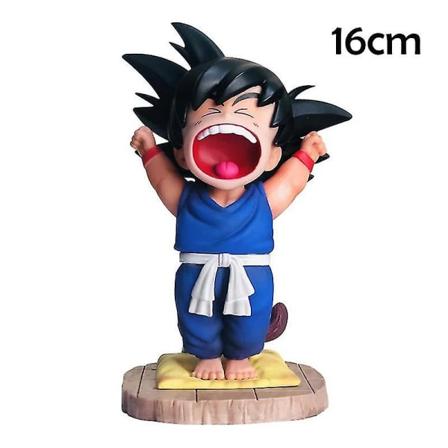 Anime Z Figur Childhood Figur Søvn Bad Action Statue Somersault Cloud Model Dukke Samling Blå Goku uden æske