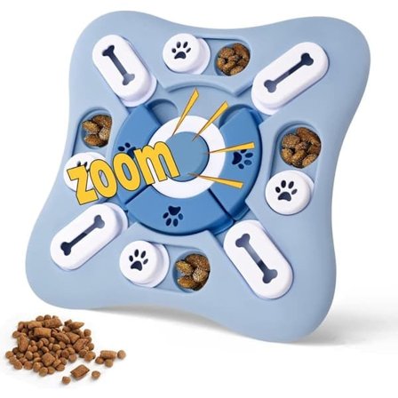 Interaktivt hundepuslespil legetøj til store, mellemstore og små smarte hunde - Berigende og mental stimulering til træning