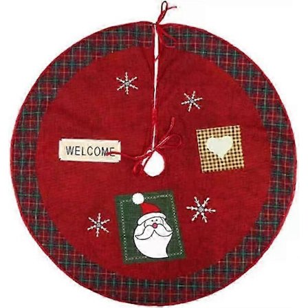 70 cm juletrefot, rød juletrefot, julepynt