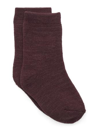 Nmfwaksi Wool Terry Sock Xxii Socks & Tights Socks Röd Name It