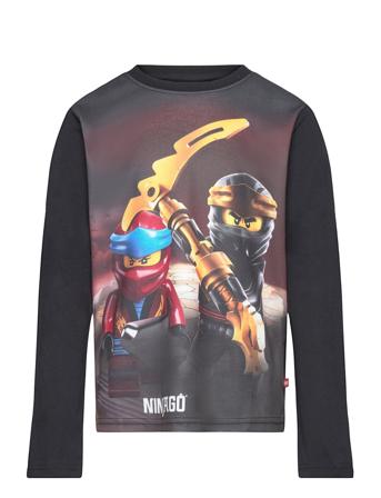 Lwtaylor 713 - T-Shirt L/S Tops T-shirts Long-sleeved T-shirts Black LEGO Kidswear