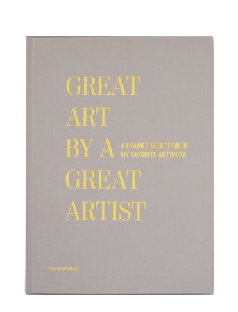 PRINTWORKS Frame Book - Great Art, Beige - Multi/patterned - 25.0X 2.0X 34.0CM