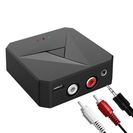 NFC Bluetooth-kompatibel Mottagare Sändare 2 i 1 USB Ljudadapter 3.5MM AUX RCA Musik Stereo