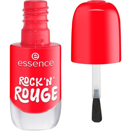 essence gel nail smalto unghie effetto gel 25-ROCK 'N' ROUGE 8ml - Smalto Effetto Gel