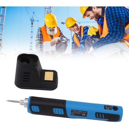 Bærbar trådløs loddebolle-sett, trådløs loddebolle med oppladbart Li-ion-batteri, blå