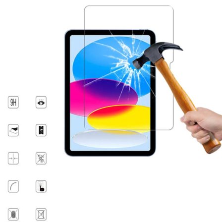 iPad 10,9 gen 10 2022 näytönsuoja karkaistu lasi 9H