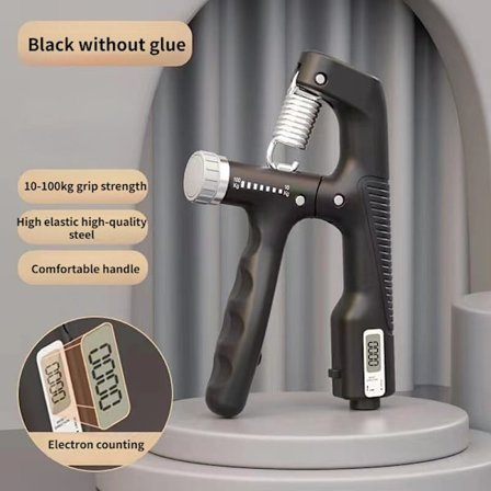 Träning Power tång Fjäder Finger Nyp Handled Expanderträning 10-100KG Smart räkning Justering Handgrepp