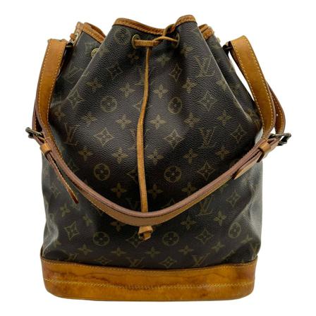 Louis Vuitton Vintage, Pre-owned Noe Monogram Bag Bruin, Dames, Maat:ONE Size,leer