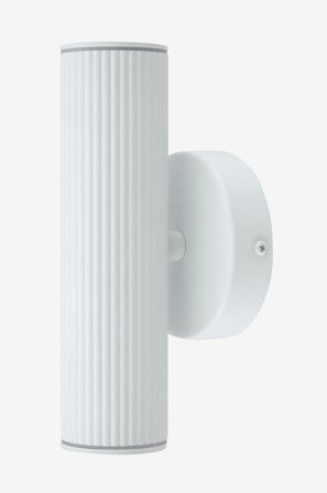 Globen Lighting - Væglampe Hubble Up/Down IP44 facadebelysning Sort - Hvid - Væglamper - Fra Homeroom