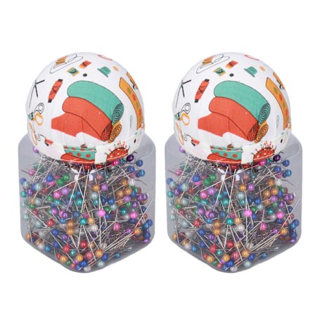 Syperle Nål Bærbar Enkel Oppbevaring DIY Sy Tilbehør med Nålepute Flaske for Sydekorasjon