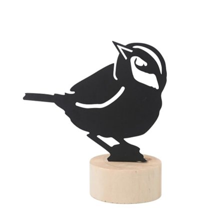 Hule fugleornamenter i metall Kunstig fuglemodell i jern Hjemmeinnredning Bord Skrivebord Rom Ornamenter Hagepynt