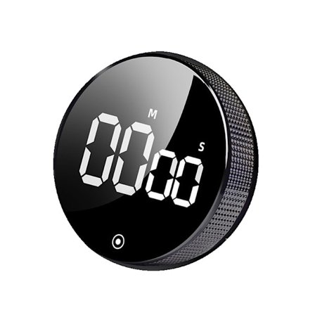 Magnetisk køkkenur med LCD-display