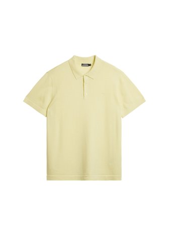 J.Lindeberg - Golf - Lear Knitted Shirt - Gul - Man - S
