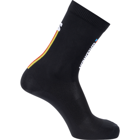 Salomon - Chaussettes Pulse Race Flag Crew - Black - 36-38
