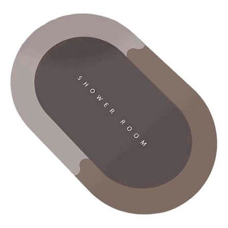 Halkfri Matta Superabsorberande Badrumsmatta Snabbtorkande Tvättbar Golvmatta Kompatibel med Hem Badrum Dekoration z