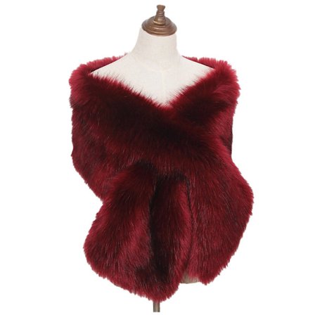 Dame Faux Fur Shawl Party Faux Fur Krave Fur Wraps
