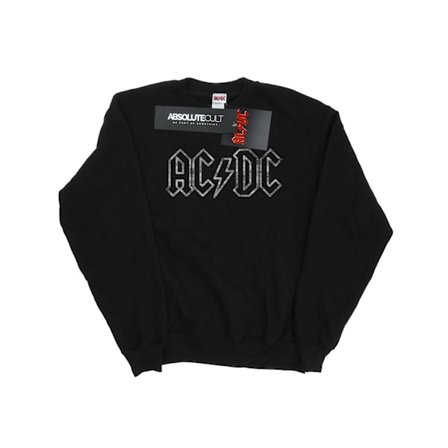 AC/DC Dam/Dam Jagged Logo Sweatshirt XL Svart