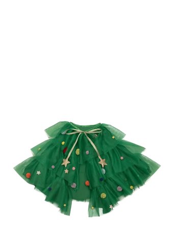 Mimi & Lula | Cape - Green Christmas Tree | ONE SIZE