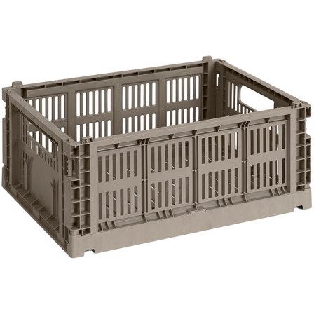 HAY Colour Crate Medium oppbevaringsboks, warm grey