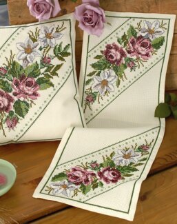 Løber Roser og liljer - Permin