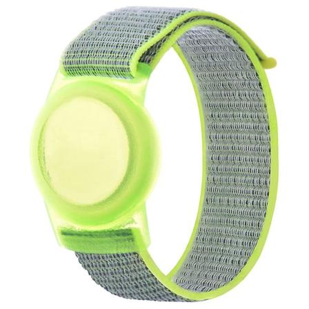 Apple Airtag Rem til Børn Anti-Lost Armbånd Cover (Klar Gul)